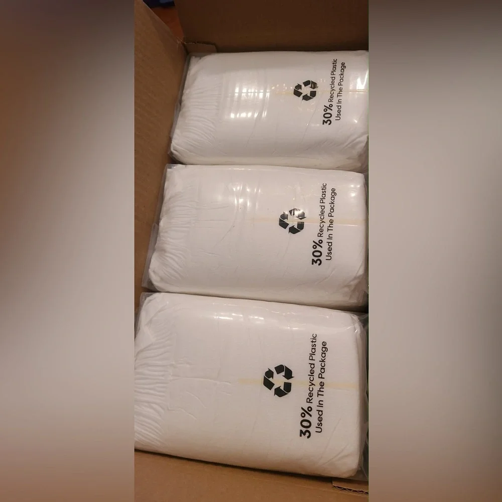 ECO BOOM Bamboo Baby Diapers - 102 pcs size 2/S 6-16 lb or 3-8kg